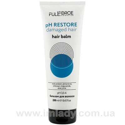 Балансуючий бальзам для пошкодженого та фарбованого волосся Full Force ph restore damaged & colored hair 250 мл
